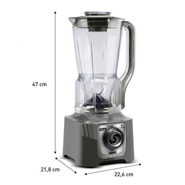 Imagem de Liquidificador Arno Power Max XXL com 1400W e Jarra com 3,1 Litros - LN87