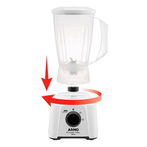 Imagem de Liquidificador Arno Power Mix 2Litros - Branco 220V