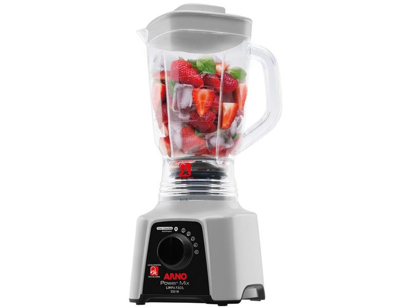 Imagem de Liquidificador Arno Power Mix LQ31 Cinza Claro - 5 Velocidades 550W