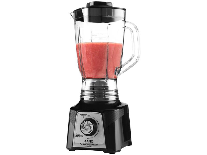 Liquidificador Arno Power Mix LQ35 15 Velocidades 700W Preto Liquidificador Arno Power Mix LQ35 15 Velocidades 700W Preto