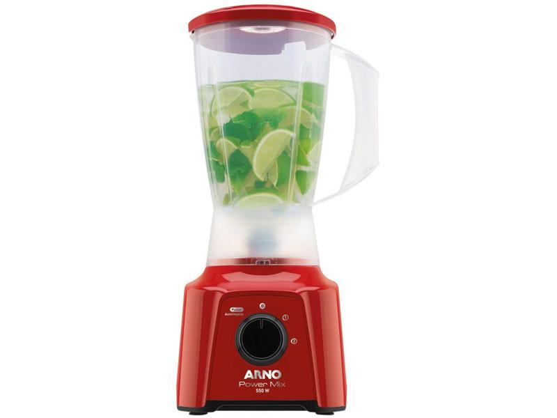 Imagem de Liquidificador Arno Power Mix Vermelho 550W 2L - LQ11