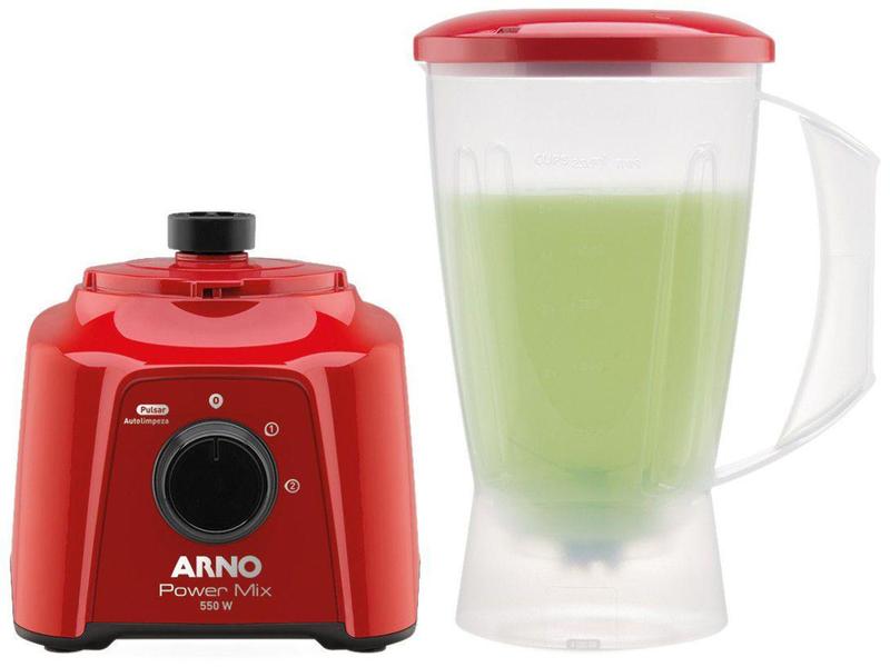 Imagem de Liquidificador Arno Power Mix Vermelho 550W 2L - LQ11