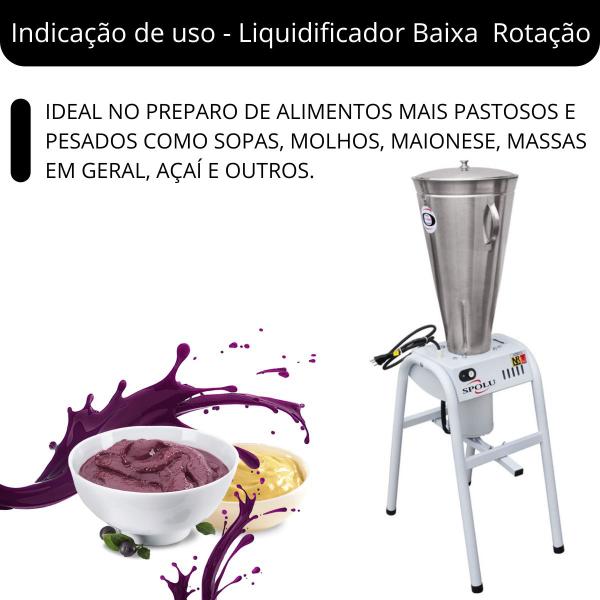 Imagem de Liquidificador Basculante Comercial  3500rpm 15L Bivolt - Spolu