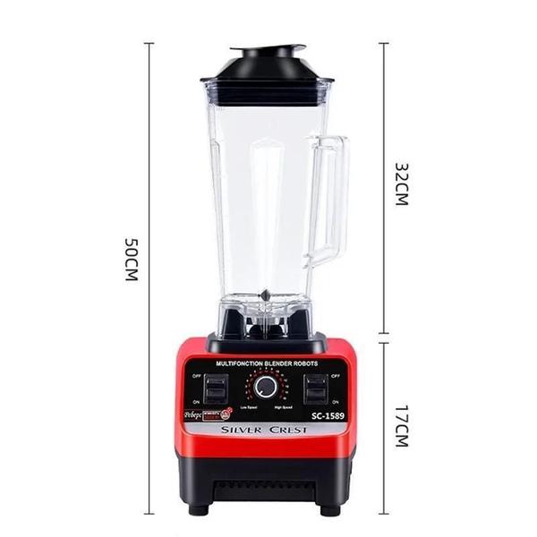 Liquidificador Blender 2 Litros Comercial Alta Rotação 220V - Silver Crest Imagem de Liquidificador Blender 2 Litros Comercial Alta Rotação 220V
