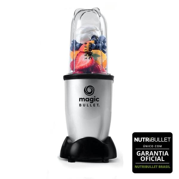 Imagem de Liquidificador Blender Individual  Magic Bullet 200W Cinza - 3 Itens