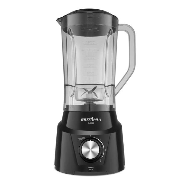 Imagem de Liquidificador Britânia BLQ920P Turbo Facas Inox 2,6L 600W