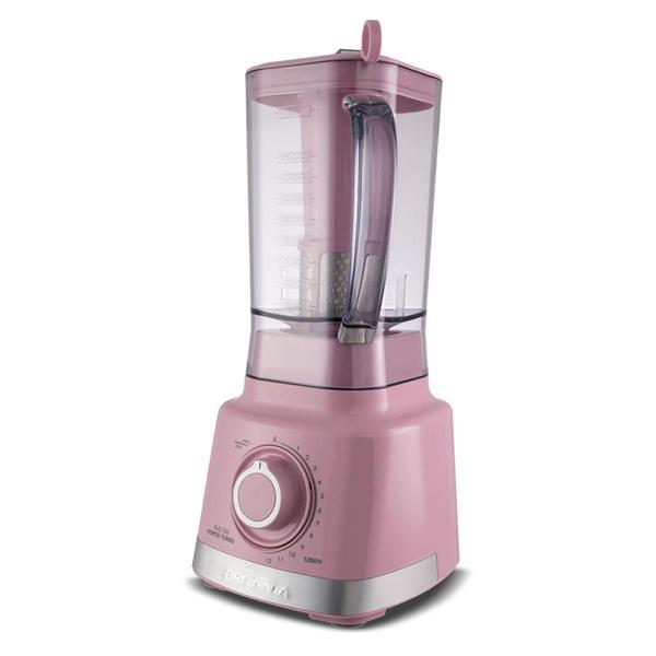 Imagem de Liquidificador Britânia Pro Maxx 6 Rosa c/ Filtro Turbo 3 Litros 1400w 110v ou 220v