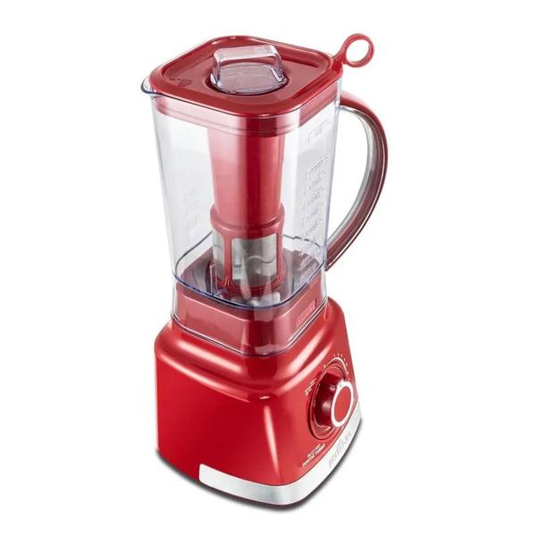 Imagem de Liquidificador Britânia Vermelho Fortis Turbo 3 Litros 1400W -  110V