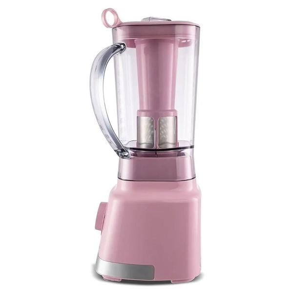 Imagem de Liquidificador Com Filtro e Dosador Britânia Turbo 3 Litros 1400w Blq1300rs Rosa 220V 