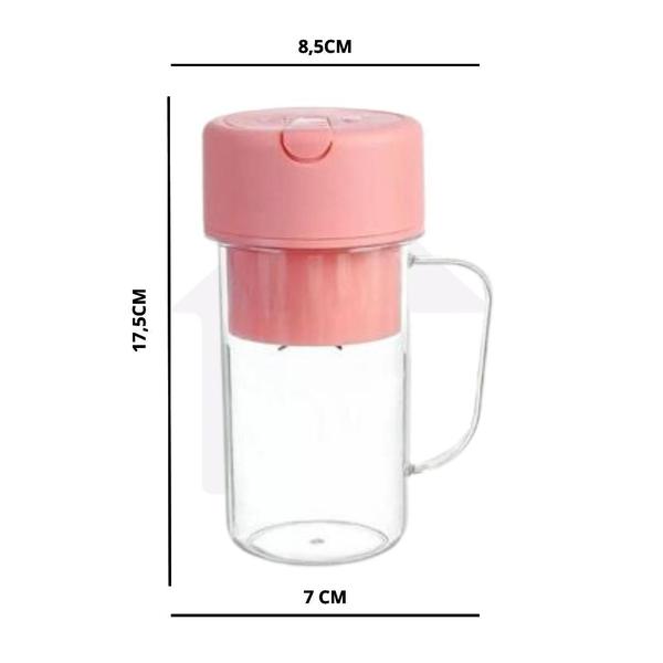 Liquidificador Copo com Canudo Mini Juicer 500ml Verde Minhacazza - DRAIK Imagem de Liquidificador Copo com Canudo Mini Juicer 500ml Verde Minhacazza