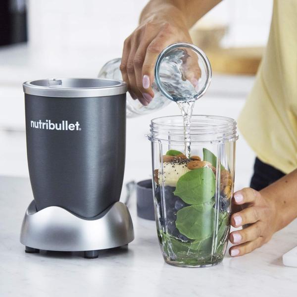 Imagem de Liquidificador de batidos NutriBullet Magic Bullet 600W 8 peças cinza