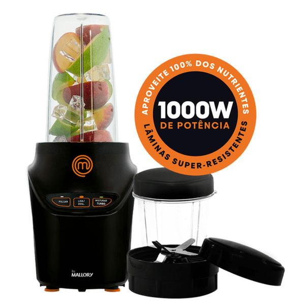 Imagem de Liquidificador e processador mallory super blender master chef 1l 1000w - 220v