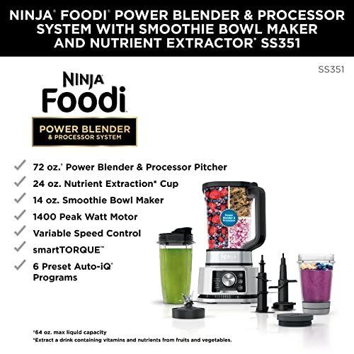 Imagem de Liquidificador e processador potentes Ninja SS351