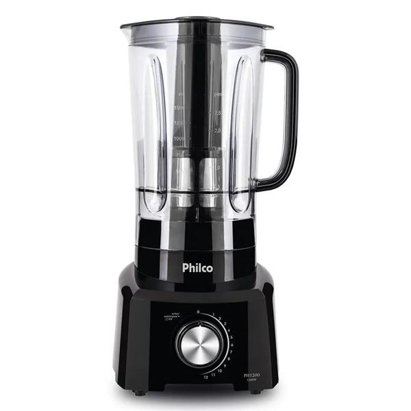 Imagem de Liquidificador Elétrico Philco PH1200 Black Edition  12 velocidades 1200W 110v