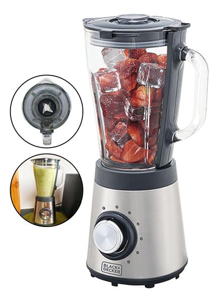 Imagem de Liquidificador Gourmand Gris Black Decker Jarra de Vidro 2L 220V