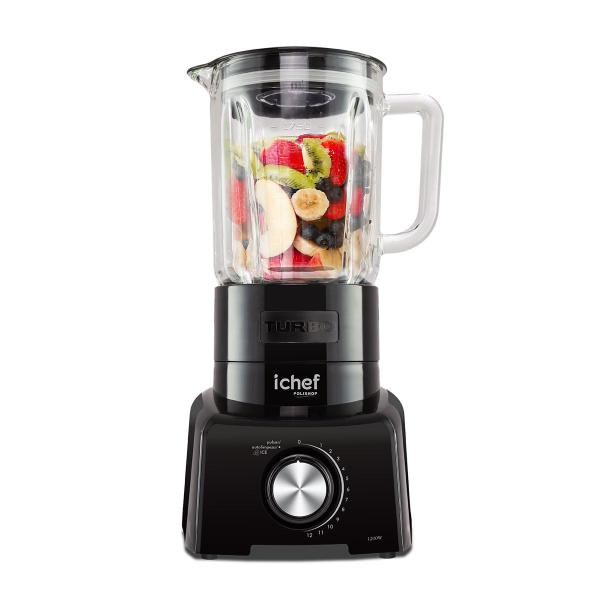 Imagem de Liquidificador Ichef Pro Maxx 6 Turbo Glass 2,5L 1200W