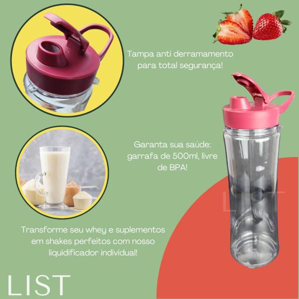 Imagem de Liquidificador Individual Blender Labravia 127V Envio 24Hrs