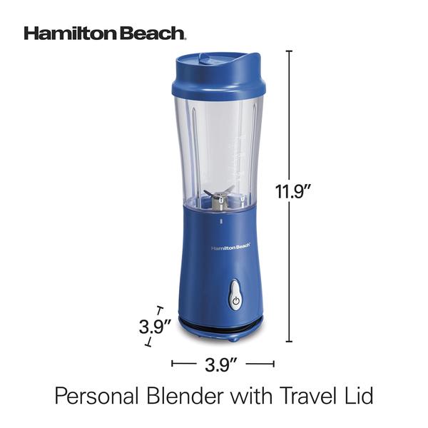 Imagem de Liquidificador Individual Hamilton Beach Preto com capacidade de 396ml