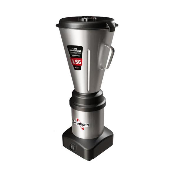 Liquidificador Industrial 6 Litros 0,5CV Monobloco em Inox Super - LS-06MB - Skymsen Imagem de Liquidificador Industrial 6 Litros 0,5CV Monobloco em Inox Super - LS-06MB