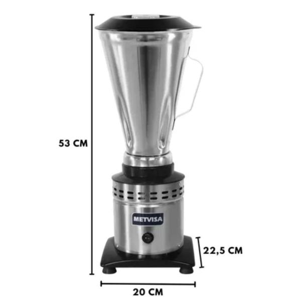 Imagem de Liquidificador Industrial Alta Rotação 3,5L 220v Metvisa