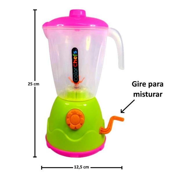 Imagem de Liquidificador Infantil com Copos e Jarra Kit 5 Peças Usual