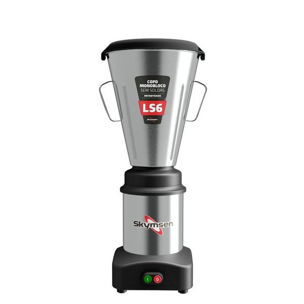 Imagem de Liquidificador Inox Baixa Rotacao Ls6 0,5Cv 6 Litros Bivolt - Skymsen