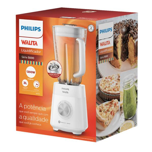 Imagem de Liquidificador Jarra San Philips Walita Branco 1200W - 127V