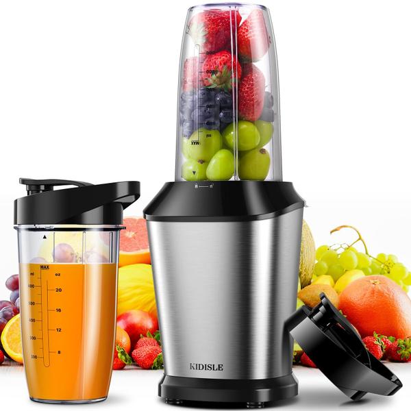 Imagem de Liquidificador KIDISLE para batidos e smoothies 700mL 1000W inoxidável