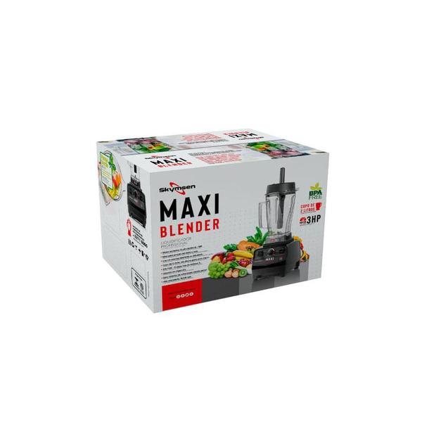 Imagem de Liquidificador Maxi Blender Alta Rotação Com Variador 2l Grafite Bm2 - Skymsen 127v