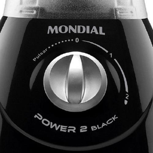 Imagem de Liquidificador Mondial Power 2I Black 400W - 6800-02