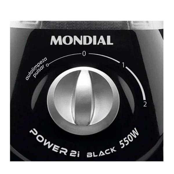 Imagem de Liquidificador Mondial Power 2i Black L-29 - 550w