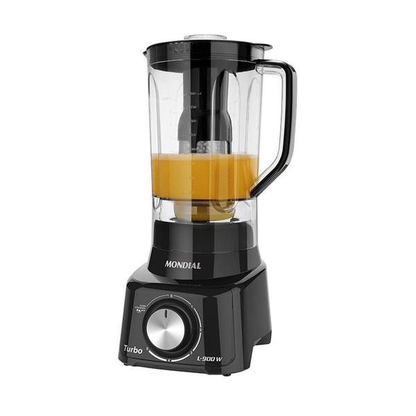 Imagem de Liquidificador Mondial Turbo L900 5 Velocidades Pulsar Filtro 900W - Preto