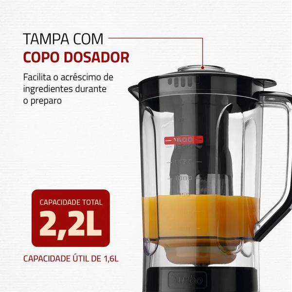 Imagem de Liquidificador Mondial Turbo Power 550w 110v