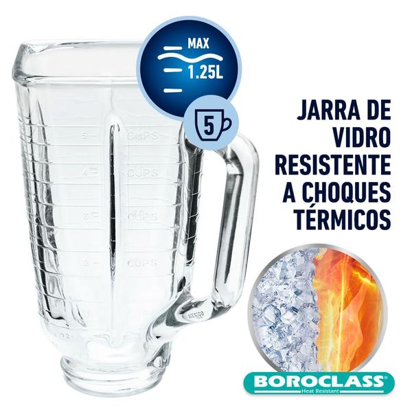 Imagem de Liquidificador New Osterizer Clássico Vermelho Oster 1,25L