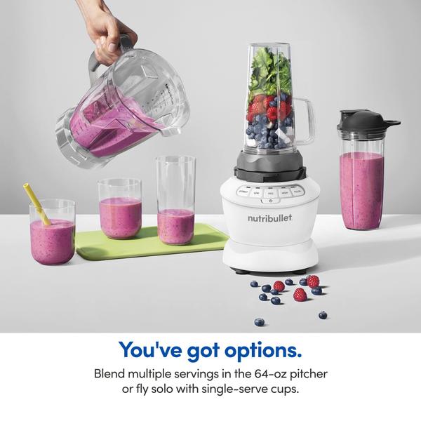 Imagem de Liquidificador NutriBullet Full Size 1200 W Combo Matte White