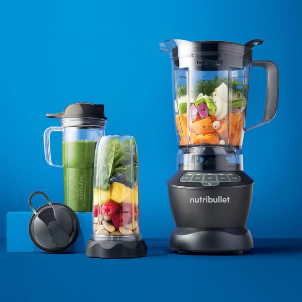 Imagem de Liquidificador nutribullet Full-Size 1200W NBF50500 - Cinza escuro