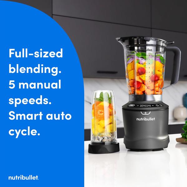 Imagem de Liquidificador NutriBullet SmartSense 1400W Cinza Gunmetal 1.5L