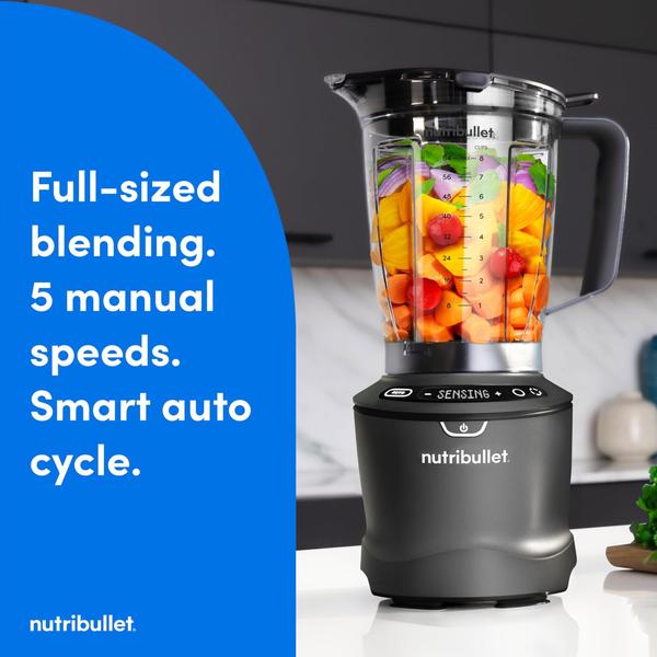 Imagem de Liquidificador NutriBullet SmartSense 5 velocidades 1400W Gunmetal Grey