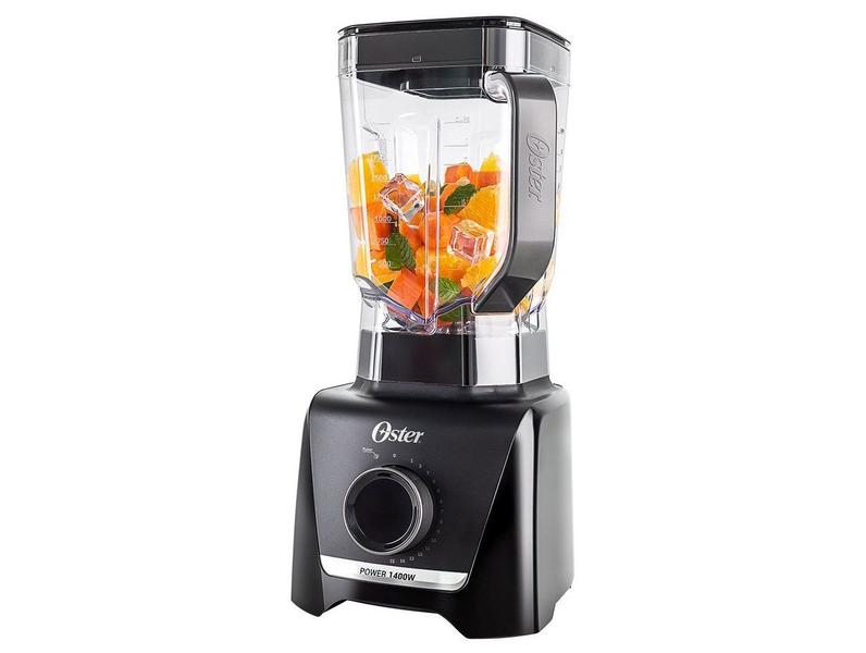 Liquidificador Oster 1400 Full OLIQ610 Preto 15 Velocidades + Pulsar 1400W