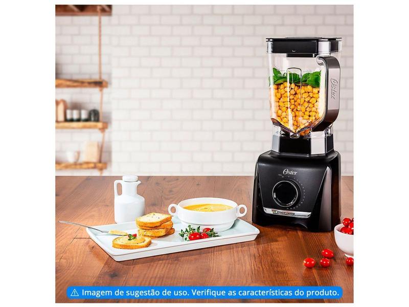 Imagem de Liquidificador Oster 1400 Full OLIQ610 Preto - 15 Velocidades + Pulsar 1400W