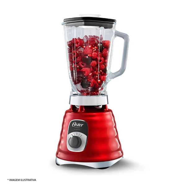 Imagem de Liquidificador Oster New Beehive Vermelho 127v 1,25L BLST4126R