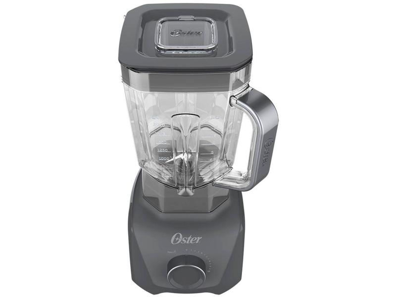 Imagem de Liquidificador Oster OLIQ606 12 Velocidades  - 1100W Cinza