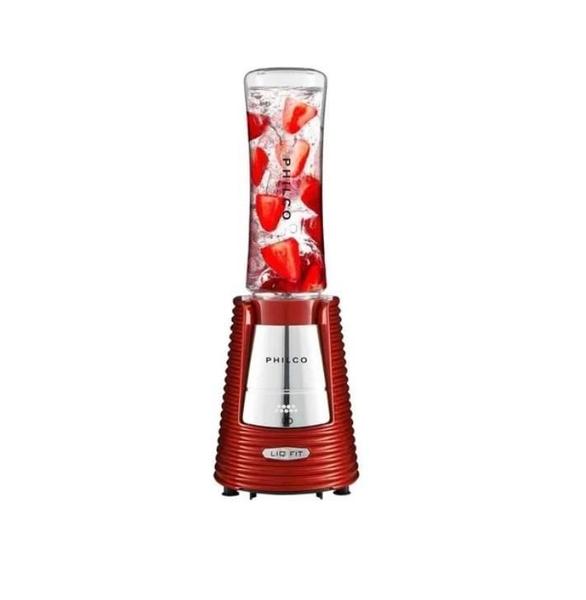 Imagem de Liquidificador Philco Fit Retrô Vermelho 300W 600Ml 220V