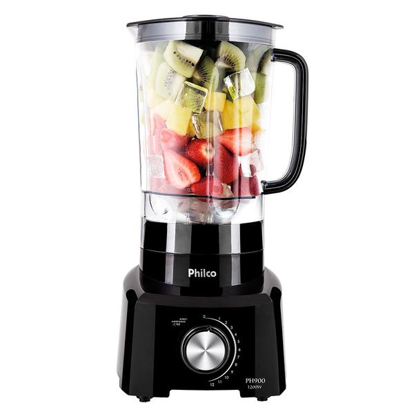 Liquidificador Philco Ph900 1200W 3 Litro 12 Vel Preto 110V Liquidificador Philco Ph900 1200W 3 Litro 12 Vel Preto 110V