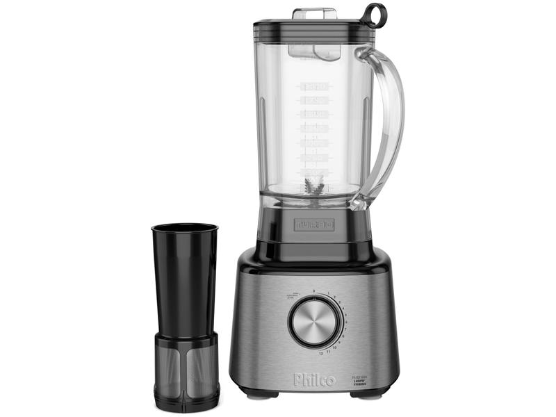 Liquidificador Philco PLQ2100PI com Filtro - 12 Velocidades 1400W Preto Liquidificador Philco PLQ2100PI com Filtro - 12 Velocidades 1400W Preto