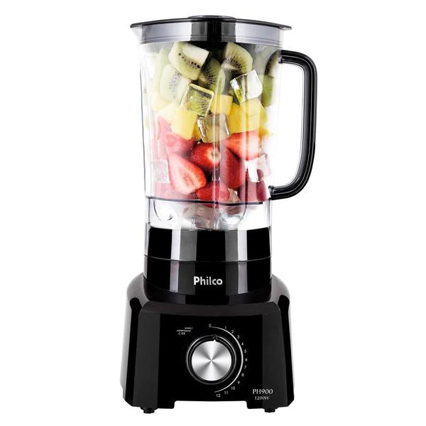 Imagem de Liquidificador Philco Turbo Pro PH900 3 Litros 12 Velocidades 1200W Preto 127V