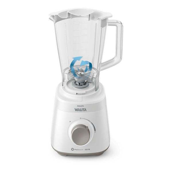 Imagem de Liquidificador Philips Walita Daily RI2110/01 Jarra 2 Litros ProBlend 550W Branco 110V