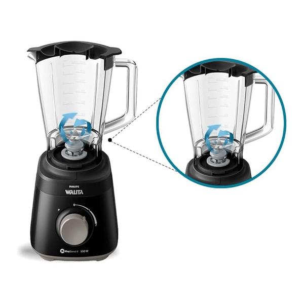 Imagem de Liquidificador Philips Walita Daily RI2110 Preto 550W 110V