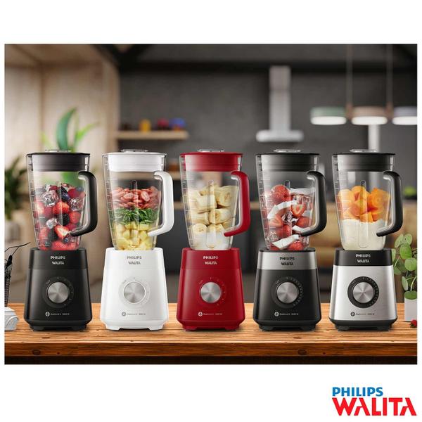 Imagem de Liquidificador Philips Walita Problend Serie 5000 com 05 Velocidades e Jarra com 3,0 Litros Preto - RI2240