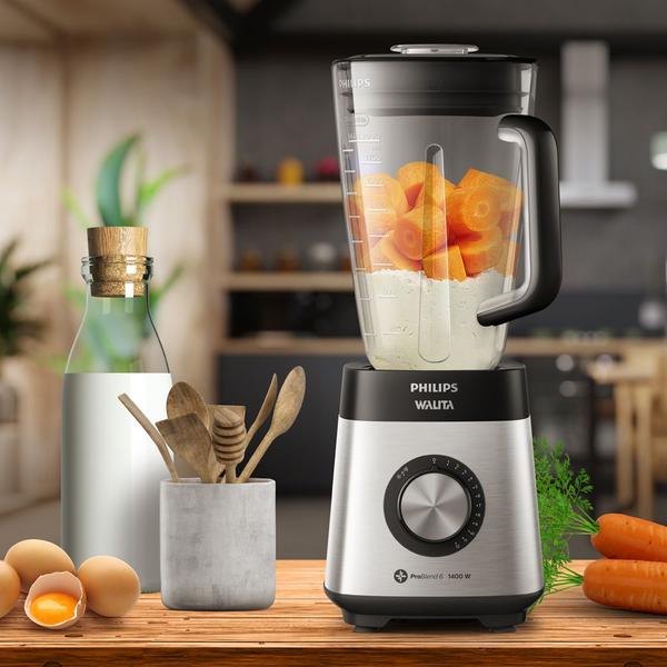 Imagem de Liquidificador Philips Walita RI2244 1400W, 3 Litros ,12 velocidades Jarra Inquebrável - Inox